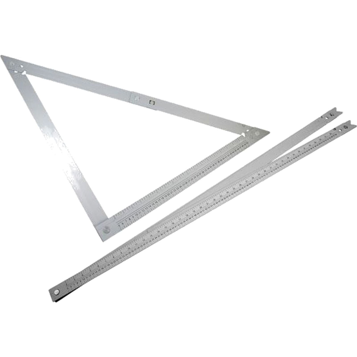 Neilsen Folding Framing Square Carpenters Steel 1200mm Rafters Metric Imperial