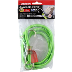 Dekton 10mm Elastic Stretch Bungee Cords Hooks Cables Tie Down Straps Rope 52"