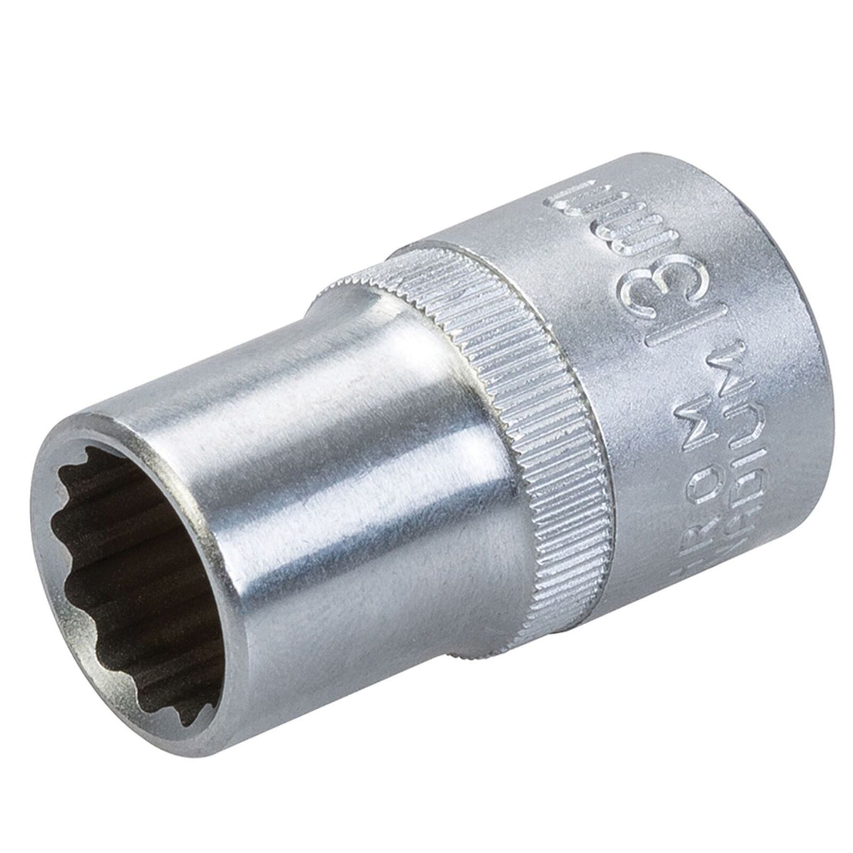 King Dick 13mm 12 PT Single Metric Polished Standard 1/2" Drive Socket