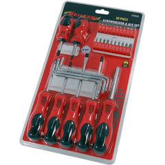 Neilsen 30 Piece Screwdriver & Phillips Slotted Pozi Hex Torx Bit Set