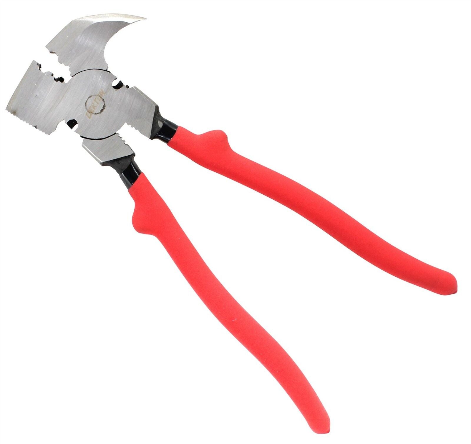 New 10" 250mm Fencing Plier Farm Striking Face Staple Remover Hook Clamp Pincer