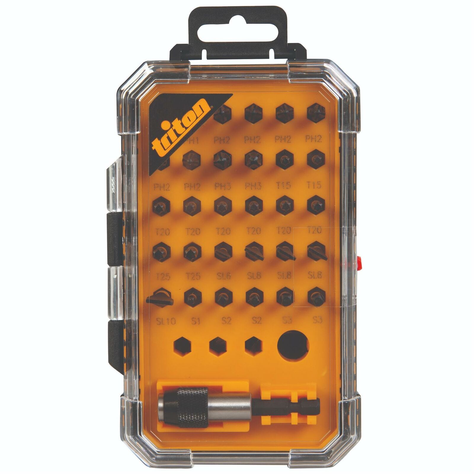 Triton 31pc Impact Screwdriver Drill Driver Bit Set Slotted Torx Phillips Bits