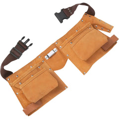 BlueSpot Leather Double Tool Nail Screw Pouch Belt Hammer Loop