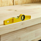 Dekton Magnetic Metal Spirit Level Boat Scaffolder Horizontal Vertical 250mm 10"