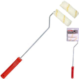 Dekton 3pc Paint Roller Set Long Reach Radiator Handle 4" Frame And Sleeves