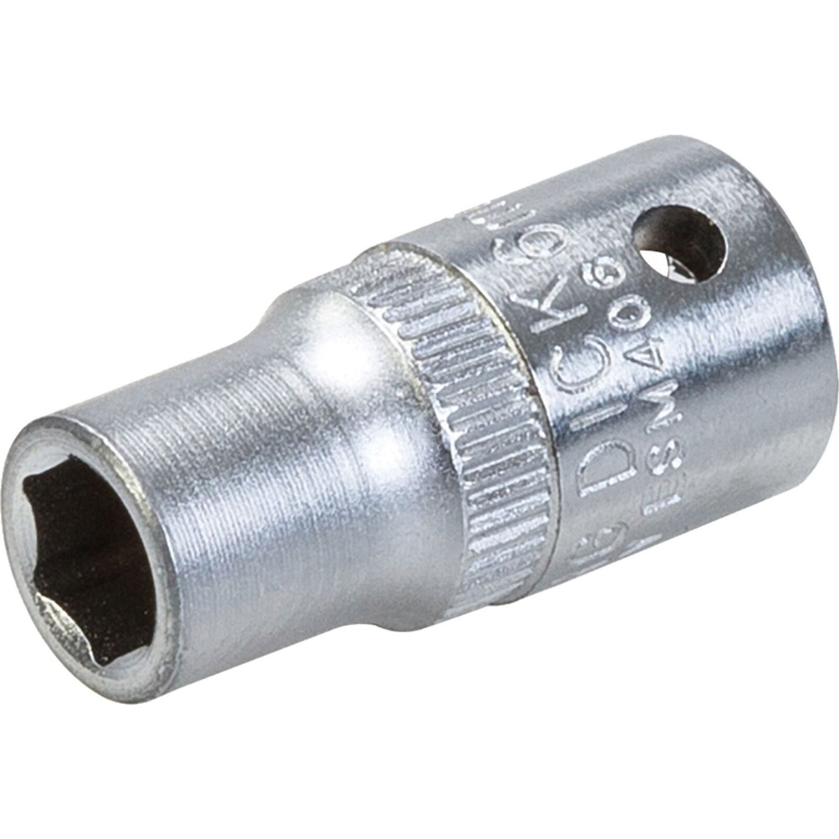 King Dick 6mm 6 PT Single Metric Polished Standard 1/4" Drive Socket