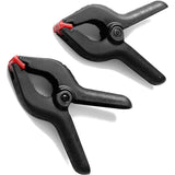 Dekton Spring Quick-Grip Wood Work Carpentry Plastic Clamp 6" 80mm Jaw 2pc