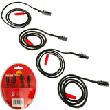 Amtech 4pc Flexible Drain Unblocker Cleaner Clog Remover Sink Shower Plug Snake