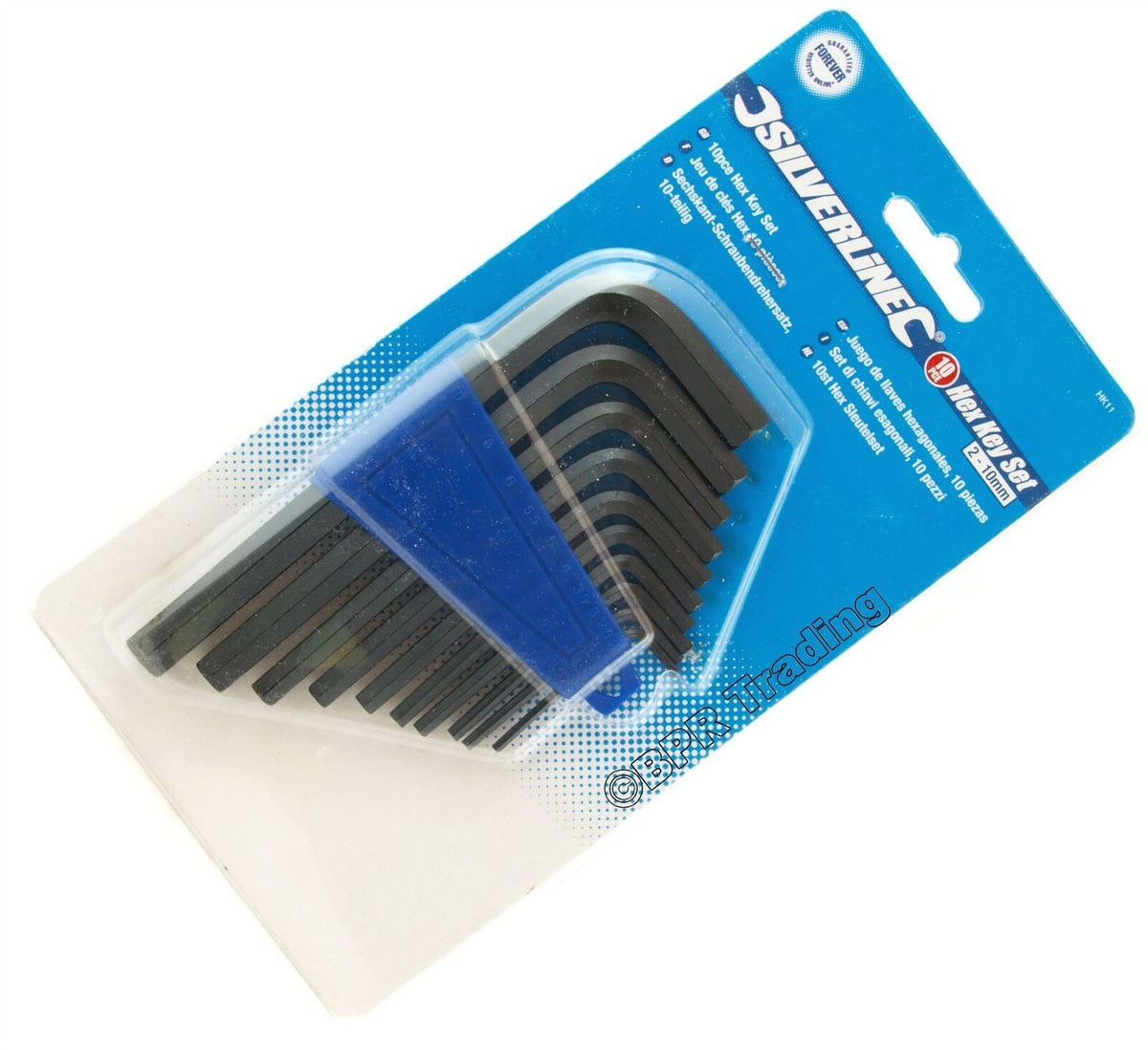 Silverline Metric Hex Allen Key Expert Set Allan Alan Alen 2 - 10mm 10 Piece