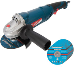 950w Electric Angle Grinder 4.5" 115mm Grinding With 10 Free Cutting Discs