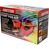 Dekton 7pc Paint Pad Wall Painting Decorating Tray Corner Sponge Roller Kit Set