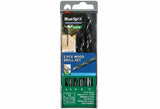 BlueSpot 5pc Brad Point Wood Drill Bit  Set 4, 5, 6, 8 & 10mm Bits