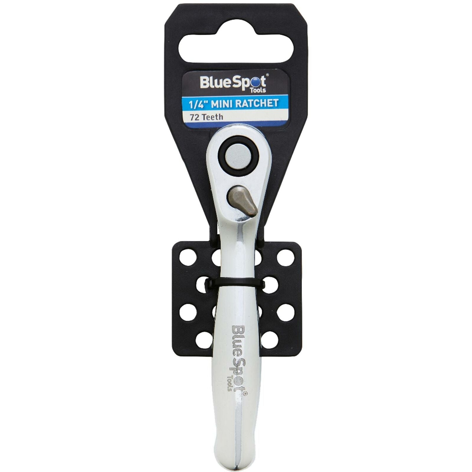 BlueSpot Socket Mini Stubby Ratchet Handle Quick Release 72 Teeth 1/4"