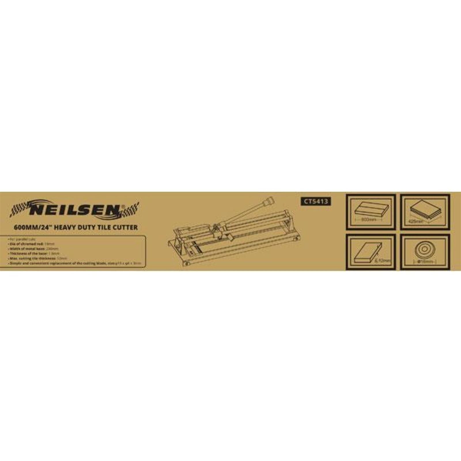 Neilsen Heavy Duty 400mm Floor & Wall Tile Cutter Cutting Saw Machine 24"