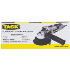 Task 500w Electric Cutting Grinding Angle Grinder 4.5" 115mm 240v Cutter