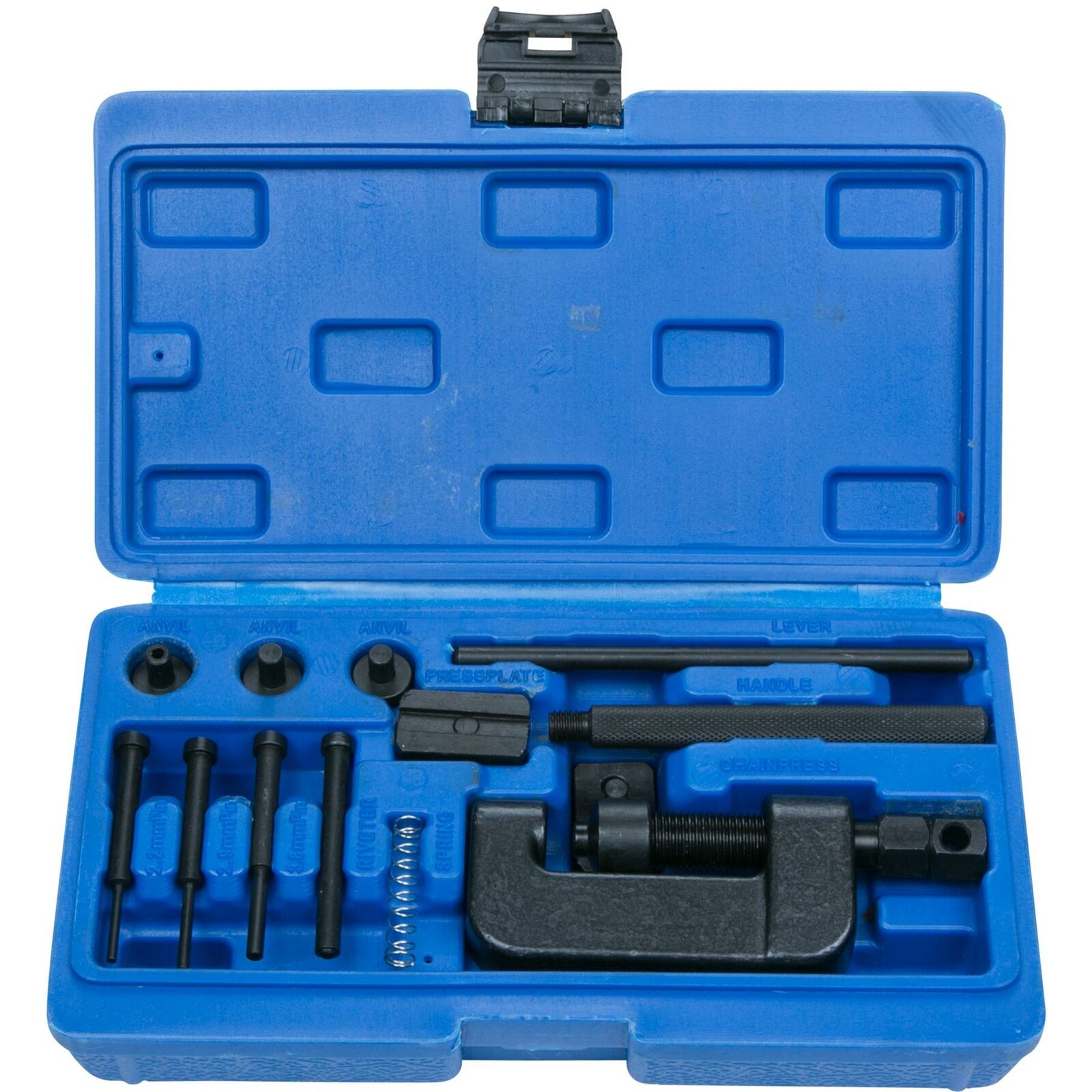 Bluespot Motorbike Bike Chain Breaker Splitter Link Riveter Riveting Tool Set