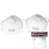 Dekton 2pc Dust Protection Valved Face Mask - FFP1 Respirator with Valve for Enhanced Comfort