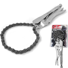 Dekton Adjustable Locking Mole Grip Chain Wrench Pliers Pipe Oil Filter Tool