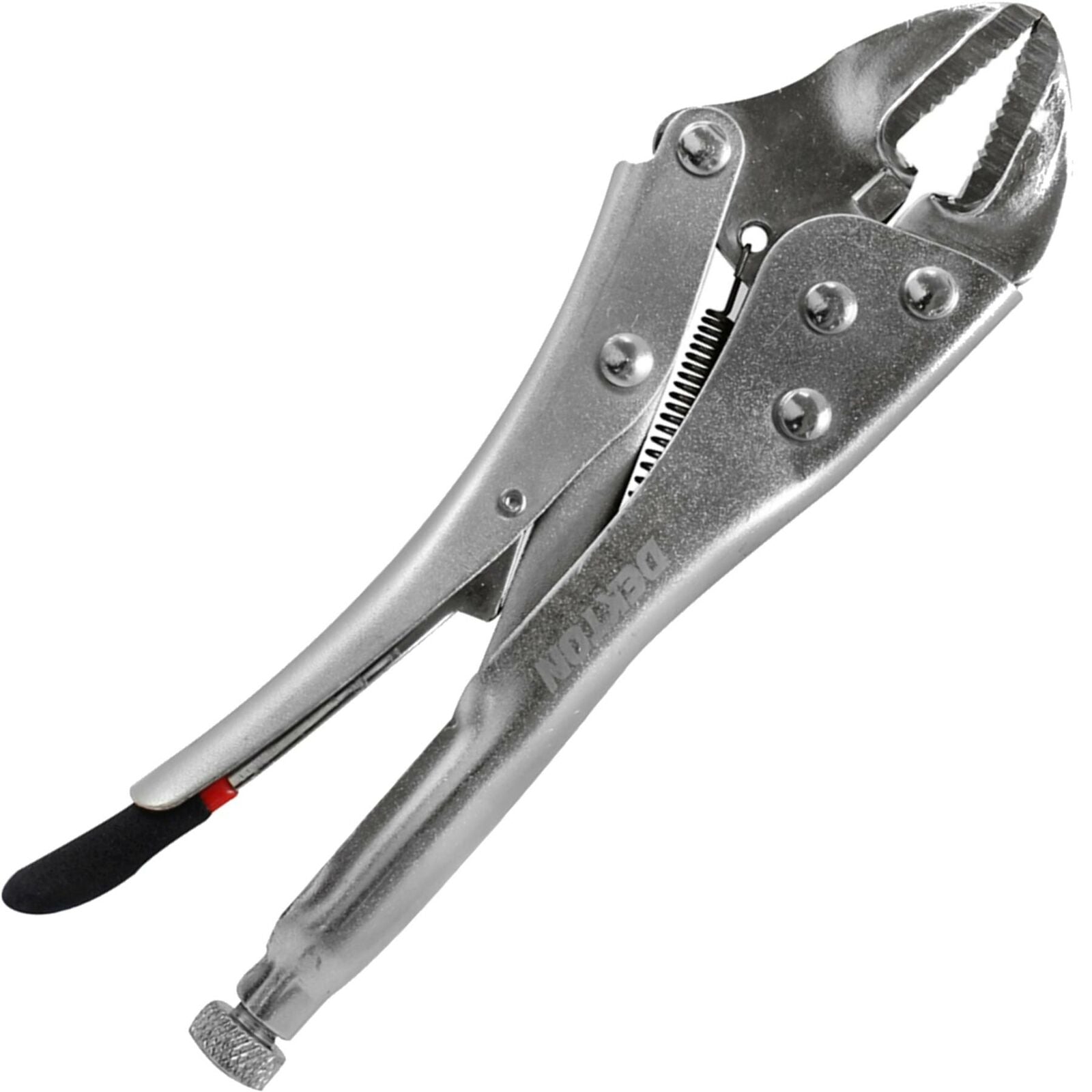 Dekton Straight Jaw Locking Grips Mole Gripping Adjustable Pliers 180mm (7")