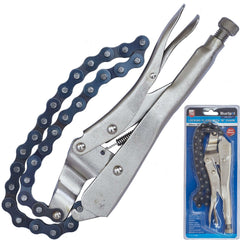 BlueSpot Adjustable Locking Mole Grip Chain Wrench Pliers Pipe Oil Filter Tool
