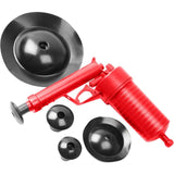 Dekton Drain Blaster Pump Sink Toilet Drain Blockage Remover 4pc Plunger