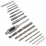Bluespot 6pc Tap and Drill Bit Set Metric M3 M4 M5 M6 M8 M10 M12 Thread Cutter