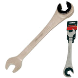 Neilsen 19mm Flare Nut Wrench Ratchet & Standard Open Ended Brake Pipe Spanner