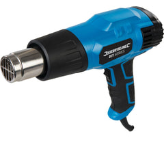 Silverline 2000w Hot Air Heat Gun With 4 Nozzles Paint Stripping Paint Varnish