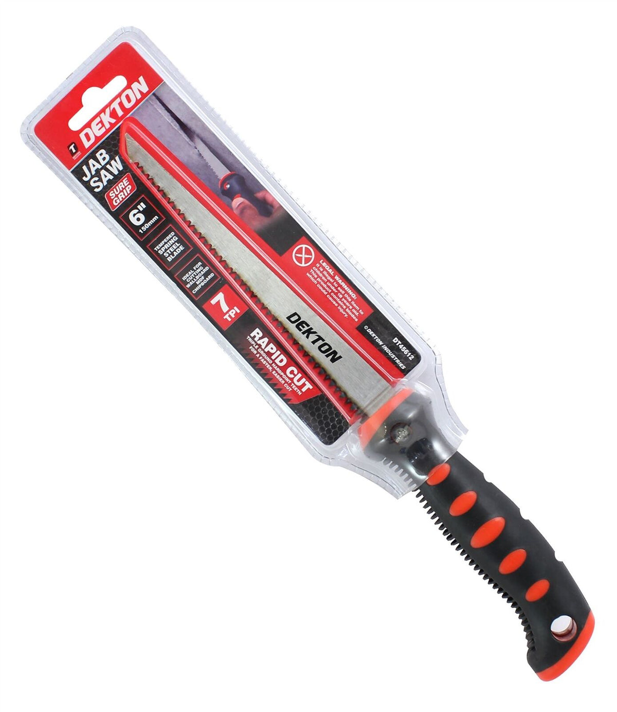 Jab Saw Soft Grip Plasterboard Jab Saw 150mm dry wall Padsaw Wall Saws