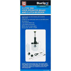 BlueSpot One Person 3L Brake Clutch Vacuum Bleeder Pump Pneumatic Bleeding Kit