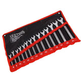 TecTool 14pc Matt Finished Metric Combination Spanner Wrench Set 8mm - 24mm