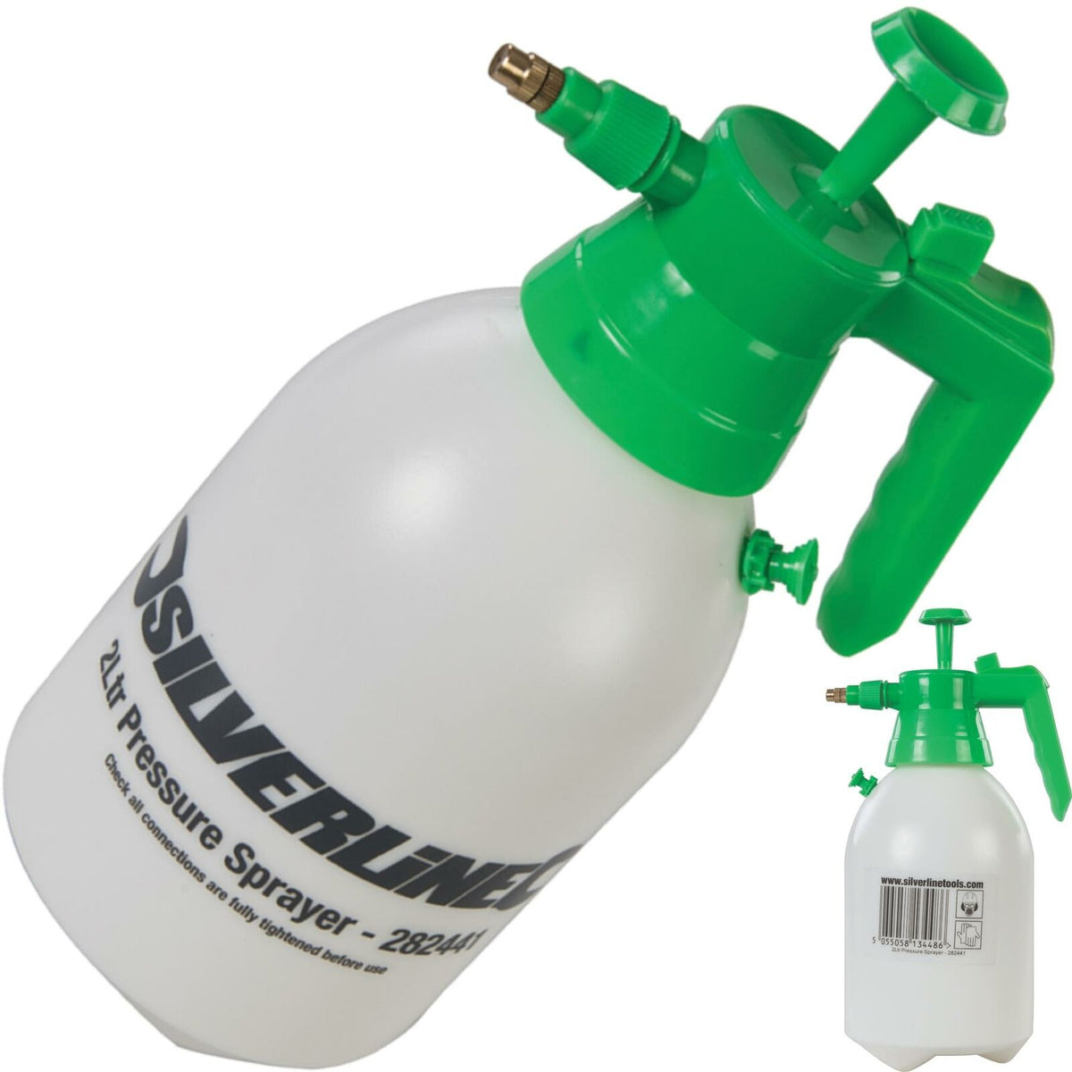 Silverline 2 Litre Adjustable Water Sprayer Garden Pump Spray