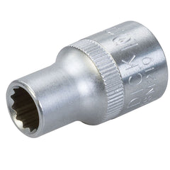 King Dick 10mm 12 PT Single Metric Polished Standard 1/2" Drive Socket