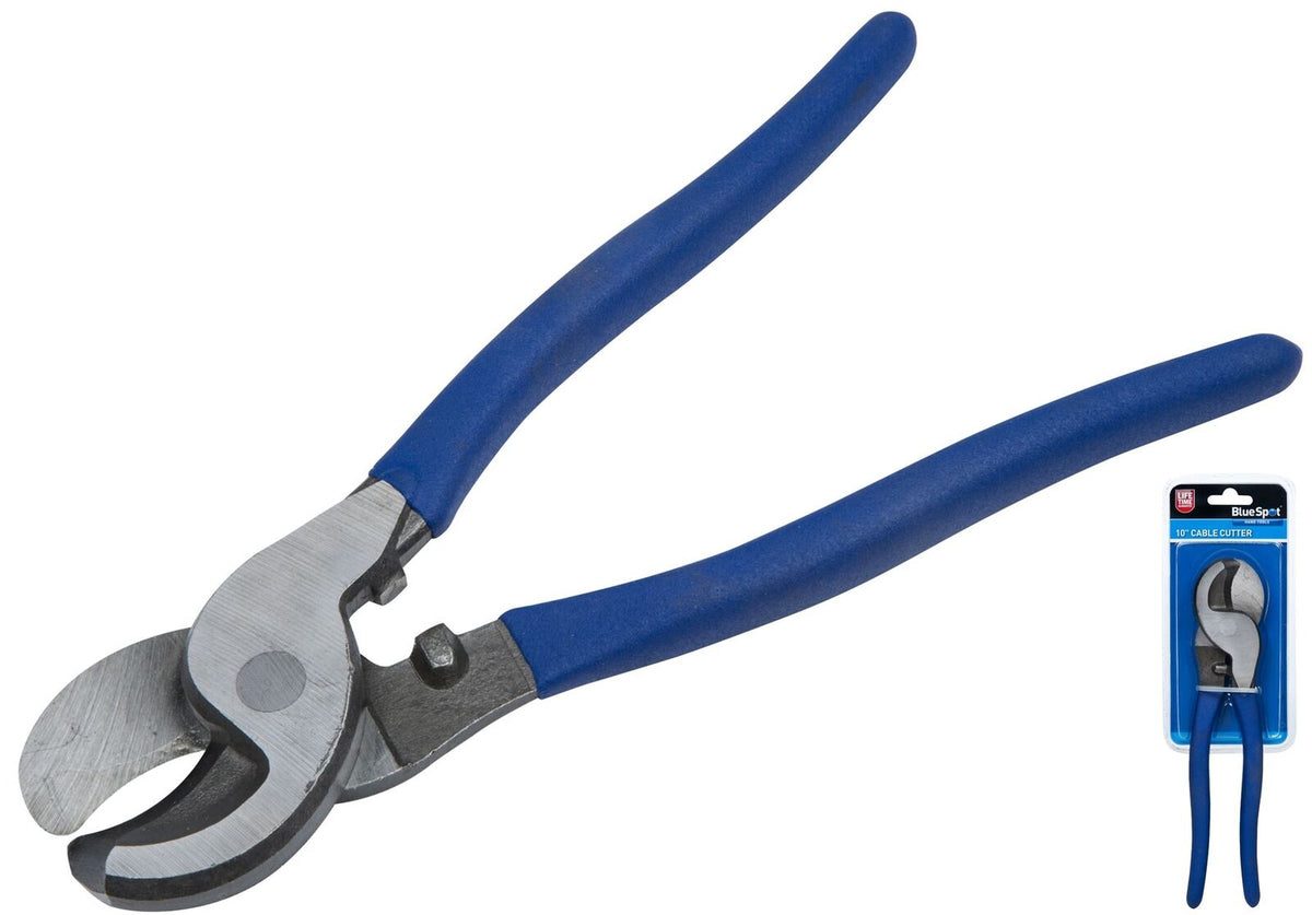 BlueSpot 250mm Cable Cutter Pliers Electricians Wire Stripper Tool 10" Plier