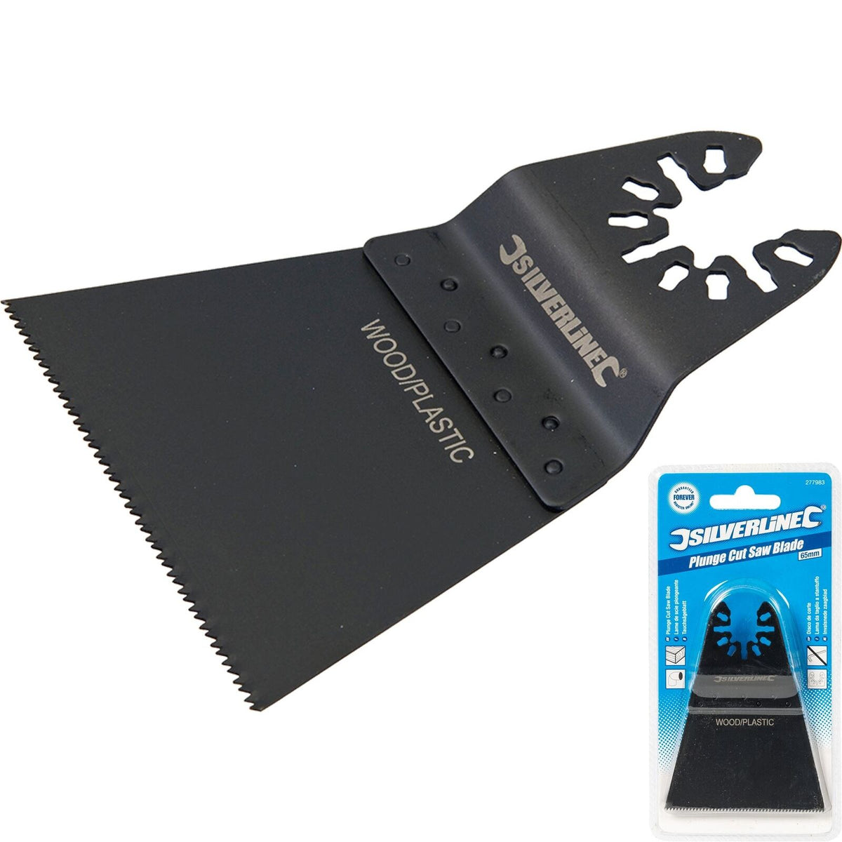Silverline HSS Oscillating Multi Tool Saw Blade Plunge Cut Attachment 65mm