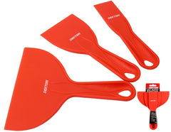 Dekton 3pc Plastic Scraper Set Spatula Putty Knife Spreader Filler Small Large