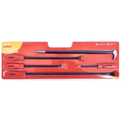 Amtech 5pc Jumbo Pry Heel Crow Lever Bar Set Wrecking Puller Bars Tool Set