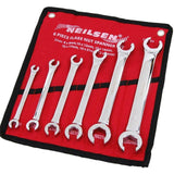 Neilsen Flare Nut Wrench Open-Ended Brake Pipe Spanner Set 6pc 6mm ? 24mm