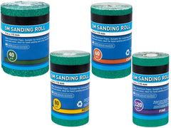 BlueSpot 5m Aluminium Oxide Sanding Roll 40 60 80 120 Grit Anti Clog Sandpaper