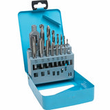 Bluespot 6pc Tap and Drill Bit Set Metric M3 M4 M5 M6 M8 M10 M12 Thread Cutter