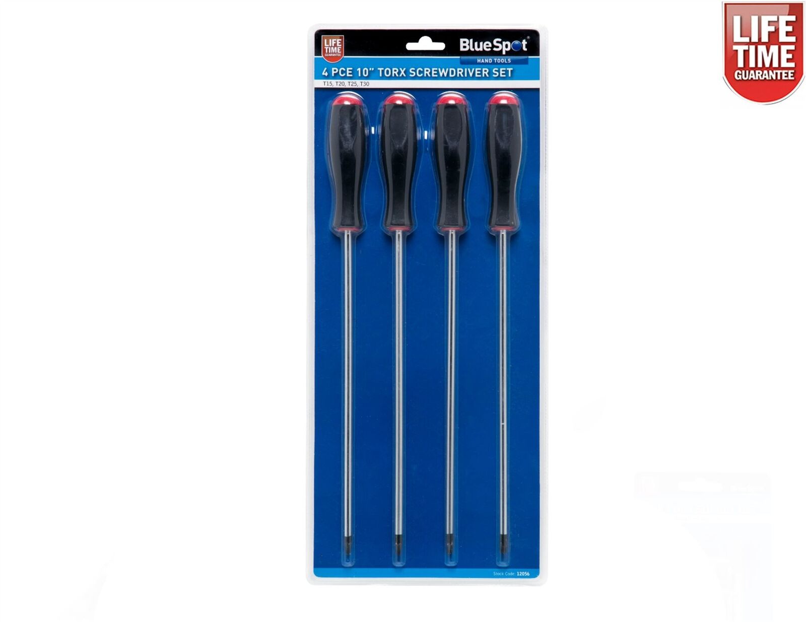 Bluespot Extra Long Torx Star Screwdrivers Set T15 T20 T25 T30  Magnetic Tip