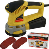 Neilsen Electric Random Orbital Palm Sander With 10 Sanding Sheets 125mm 450w