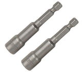 BlueSpot 8mm Magnetic Nut Driver 55mm Long Socket Set Impact Drill Bit 1/4" Hex