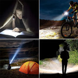 Dekton High Power Led Torch 120 Lumens 150m Flashlight Usb Rechargeable