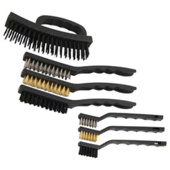 Neilsen 7pc Multipurpose Mini Wire Hand Brush Ideal for Rust Dirt Removal Set