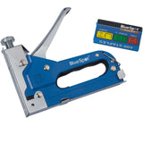 Bluespot 3 Way Heavy Duty Staple Gun 600 Staples Adjustable Stapler Upholstery