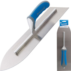 Silverline Soft Grip Handle Plastering Finishing Rounded Flooring Trowel 16"