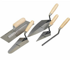 Silverline 5pc Plastering Brick Jointing Gauging Hand Trowel Tradesman Tool Set