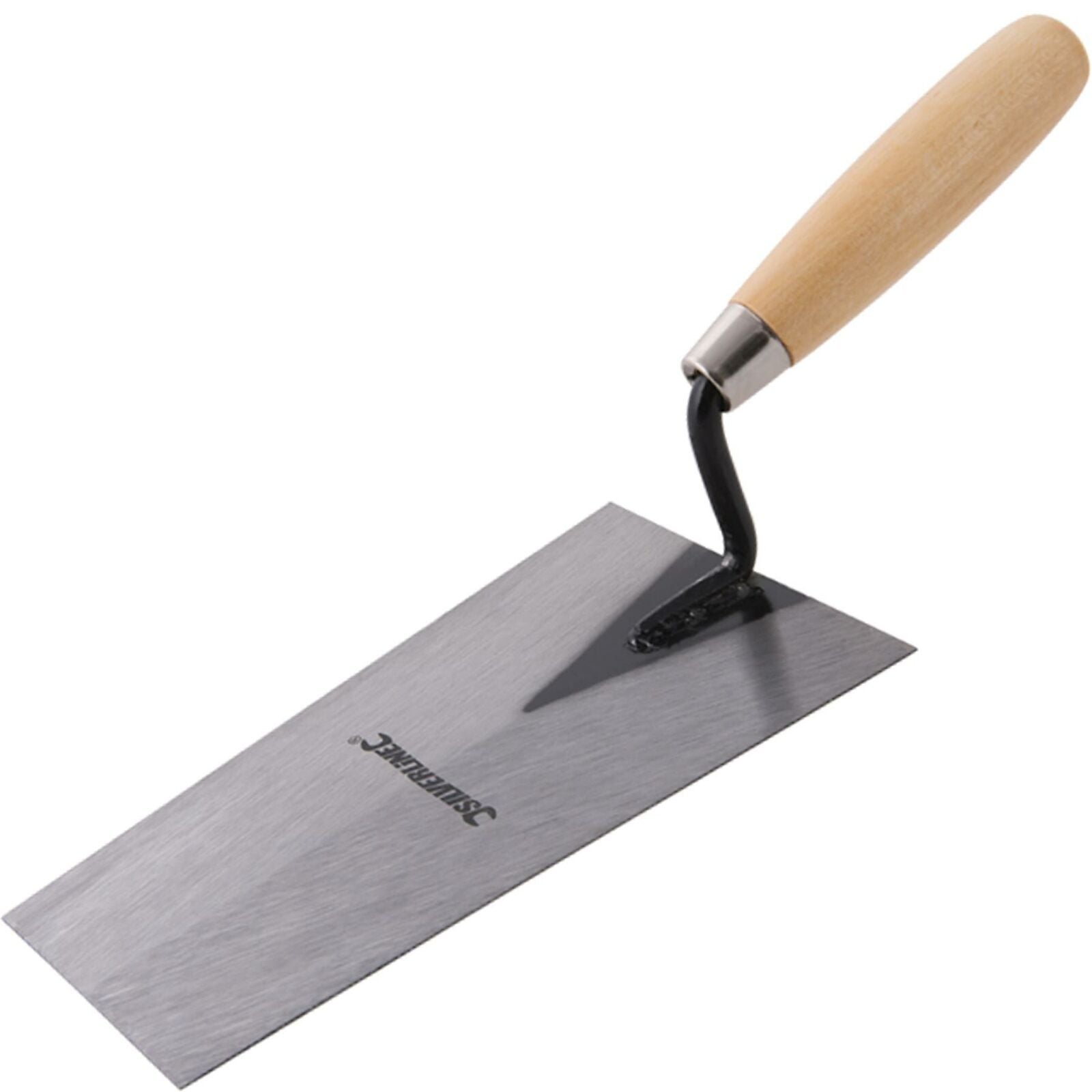 Silverline Wooden Handle 180mm Bucket Bricklaying Trowel Cement Brick 7"