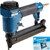 Silverline 32mm Aluminium Air Nailer Stapler Upholstery 18 Gauge Tacker Nail Gun